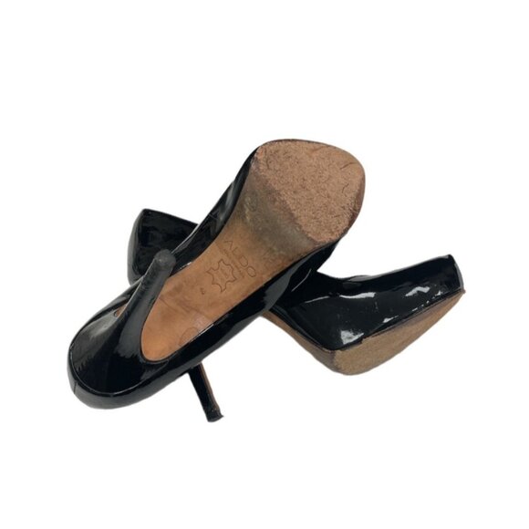 Aldo Womens High Heeled Black Patten Leather shoes size 9.5 SKU 1524 - Picture 5 of 5